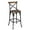 Black & Antique Oak, variant on Pemberly Row Contemporary Bar Stool in Walnut and Antique Black