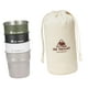 thumbnail image 5 of 4 tazas de acero inoxidable para acampar, vasos para beber con bolsa de transporte, capacidad de 300 ml, taza para beber, taza de café para viajes al Estilo B, 5 of 8