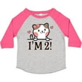 thumbnail image 3 of Inktastic 2nd Birthday Kitty 2 Year Old Girl Girls Toddler T-Shirt, 3 of 5