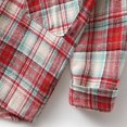 thumbnail image 7 of Kids' Boys Girls Plaid Shirt 2-10Y - Casual Long Sleeve Button Down Shirt with Dual Pockets, Fall Winter Layering Shirt, 7 of 7
