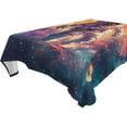 thumbnail image 4 of BZSMCE Square Tablecloth Astronaut Pattern Pattern Tableclothes, 4 of 9