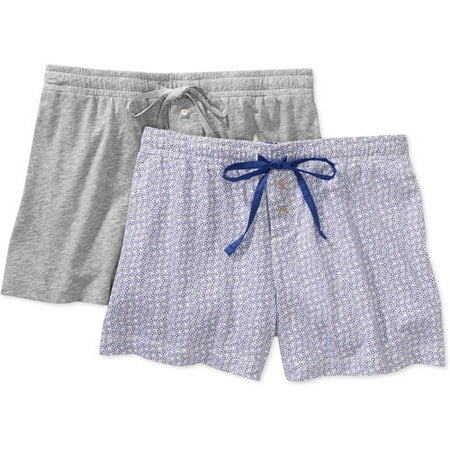 shorts sleep cotton faded glory organic pack
