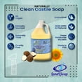 Unscented Pure Castile Liquid Soap for Face, Hand & Body WashVegan