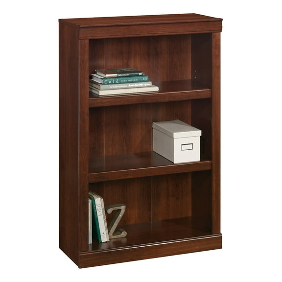 Realspace® 45"H 3-Shelf Bookcase, Mulled Cherry
