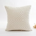thumbnail image 2 of Moocorvic 45X45cm Flocking Throw Decorative Pillow Cover, Removable and Washable, 2 of 2