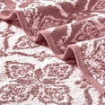 thumbnail image 4 of Modern Threads 6-Piece Cotton Jacquard Towel Set, Amaris, Rosewood, 4 of 5