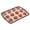 A-Pink, variant on Mini Silicone Muffin Pan 4 Cups – Nonstick Flexible Cupcake Mold with Cool Touch Handles, Oven Safe to 450°F, Easy Release Baking Tray for Muffins, Egg Bites, Party Treats