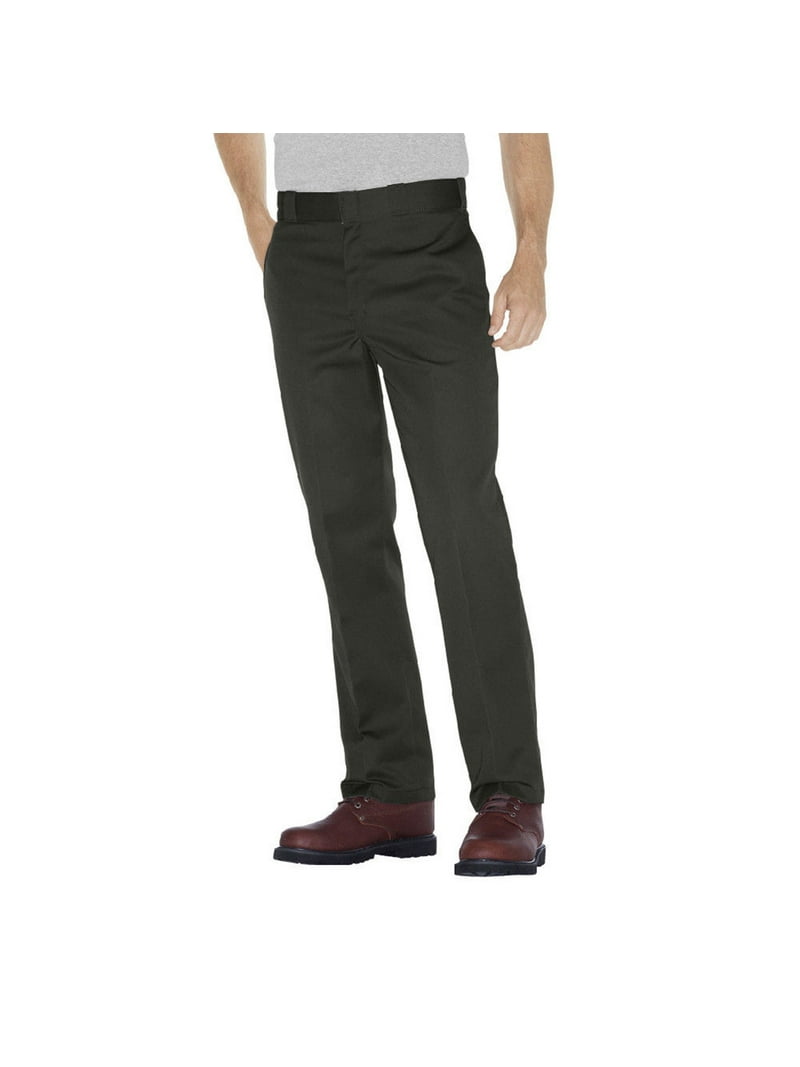 Dickies Men's Original Fit Classic Work Pants Olive Green 42X32 - Walmart.com