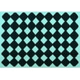 thumbnail image 1 of Ahgly Company Indoor Rectangle Abstract Light Blue Contemporary Area Rugs, 7' x 10', 1 of 4