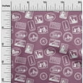 thumbnail image 2 of oneOone Cotton Cambric Wine Fabric Travel Diy Clothing Quilting Fabric Print Fabric By Yard 42 Inch Wide, 2 of 6