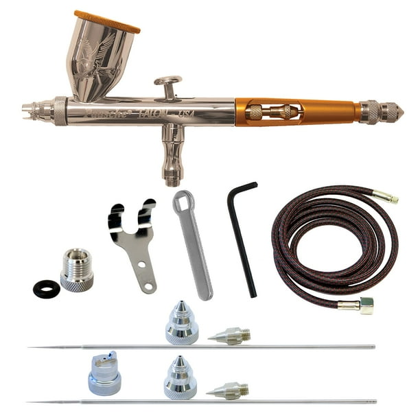 Set de aerógrafo Paasche TG-3AS con cabezales de 2,5 mm, 3,8 mm y 6,6 mm