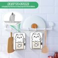 thumbnail image 4 of Yayeee Pot Holders Kitchen Heat Resistant with Pocket 7"x9.8" Cotton Oven Cooking Hot Pads, Beige Chubby Cat, 4 of 7