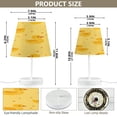 thumbnail image 2 of Ryvnso LED Bedside Table Lamp Cartoon Ducks Yellow Bedroom Desk Lamps Nightstand Lampshade M, 2 of 7
