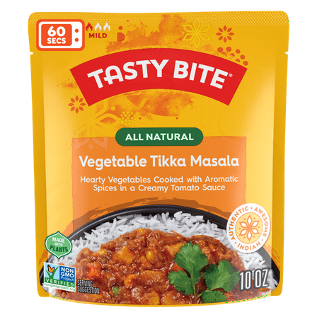 Pack of 6, Tasty Bite Vegetable Tikka Masala, 10 oz