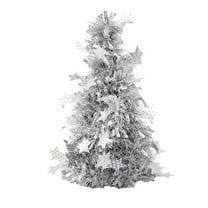 Creative Mini Table Christmas Tree Ornament, Pentagram Holiday Decoration For Desktop, Shelf, Or Tabletop, Indoor Seasonal Christmas Display And Festive Home Office Décor