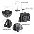 thumbnail image 3 of World Traveler Polyester Paisley 17" Laptop Rolling Case, 3 of 8
