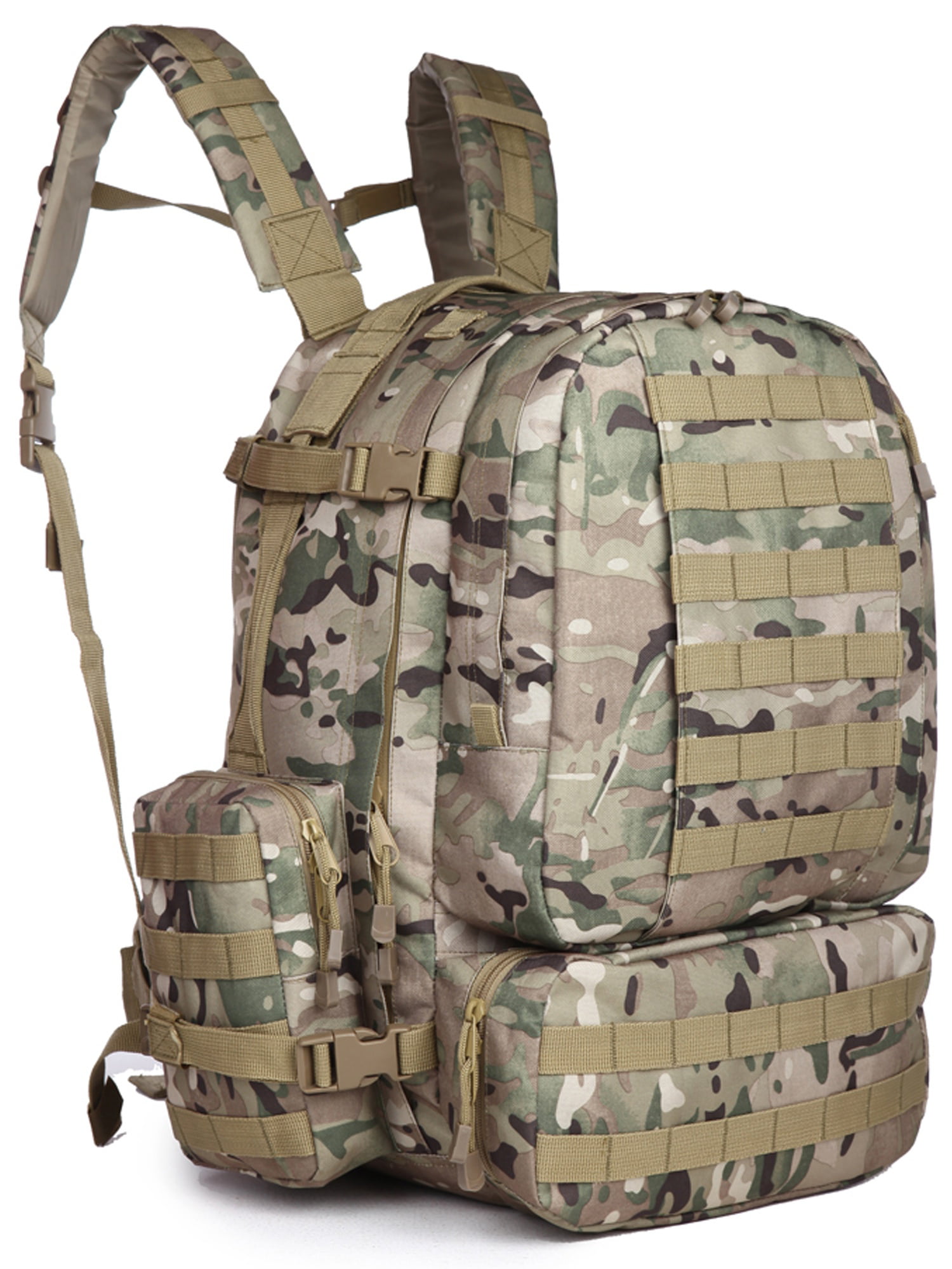 Military Rucksacks Tactical Molle Backpack Big 50-60L Camping Hiking  Trekking assault 3-days Sport Outdoor Travel Bag
