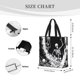 thumbnail image 3 of Balery Skeleton Wave Artwork Bolsa de Mano para Mujeres con Cremallera, Bolsa de Gimnasio con Compartimentos, Bolsa para Laptop, Bolsa para Trabajo, 3 of 7