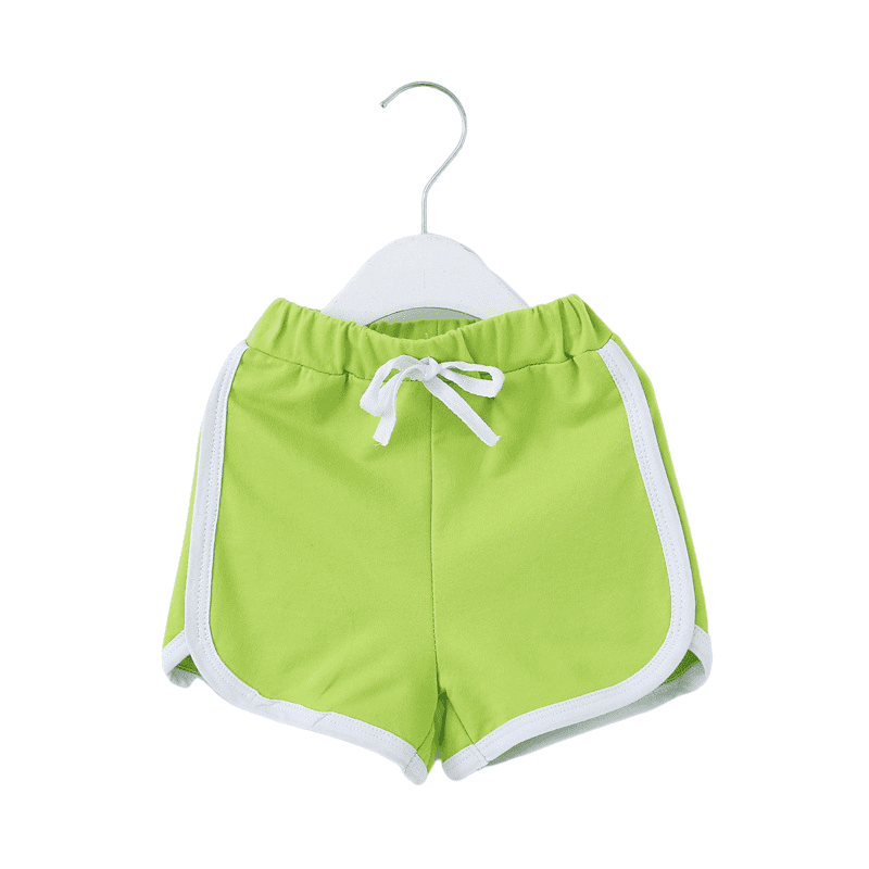 Summer Children Boy Girl Candy Colors Casual Shorts Elastic Waist Pants Clothes