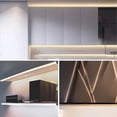 thumbnail image 4 of Clearhill 5V USB COB LED Strip Lights with Dimmable Switch,9.84FT/3M,Natural White 4000K,320LEDs/M,8mm Width,Not Waterproof IP20,1.5M USB Switch Cable,for DIY Home Indoor Decoration, 4 of 9