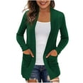 thumbnail image 2 of Gift for Girls Ofreoo Womens Cardigan Sweaters Casual Long Sleeve Solid Pocket Ladies Fall Outfits for Women 2024, 2 of 7