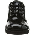 thumbnail image 2 of Kickers Kick Lo Core Black Leather Unisex Lace Up School Shoes, 2 of 10