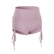 thumbnail image 4 of TFixol Pantalones cortos de yoga para mujer con cordón de cintura alta deportes fitness entrenamiento correr, 4 of 8