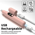 thumbnail image 4 of Nose Hair Trimmer Rechargeable Cordless Painless Ear and Eyebrow Trimming Tool-Dual Edge Easy Cleansing for Man Woman (Pink), 4 of 4