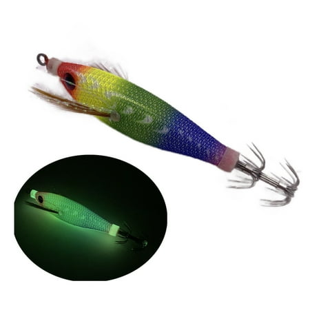 6g/8cm Soft Fishing Lures Artificial Night Glow Fishing Squid Hook Fishing Tool Enhances Your Fishing Experience