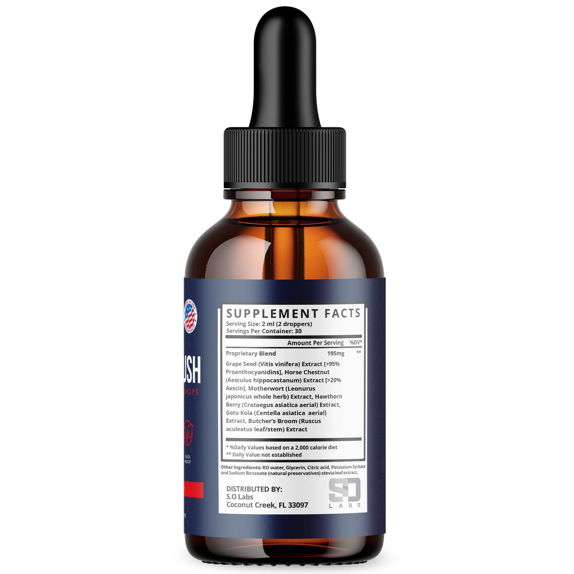 Cardioflush Advanced Formula Drops Natural Support Supplement Cardio Flush 30 Servings