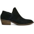 thumbnail image 2 of Lucky Brand Women's Fashionable Almond Toe Block Heel Slip-On Ankle Bootie (Black, 9), 2 of 5
