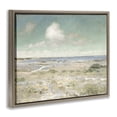 thumbnail image 2 of Stupell Industries Coastal Water View with Clouds Brown Floating Frame Canvas Art, 31 x 25, by Christy McKee, 2 of 8