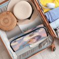 thumbnail image 3 of Hair Tool Organizer Bag with Heat Resistant Mat Removable Travel Storage Case for Hot Air Brushes Curling Irons Hedgehog Playing The Violin, 3 of 8