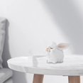 thumbnail image 6 of Tongina Little White Rabbit Micro Landscape, Easter Mini Bunny Figurines Collectible Desktop Craft Creative Ornaments for Office Desk Small, 6 of 8