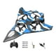 thumbnail image 2 of Avión de control remoto RC Avión de RC Giro de 360 degree Avión de combate de ala fija portátil Azul con 1 batería, 2 of 9