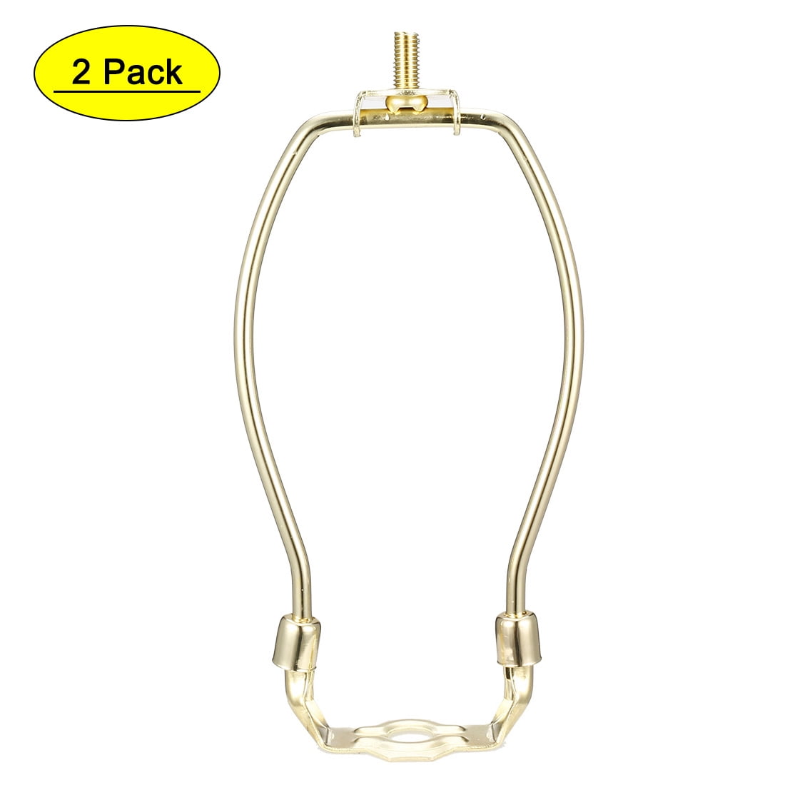 Uxcell 6" Brass Lamp Shade Harp Fitter (2 Count)