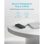 Anker Power Bank, 20,000mAh Travel Essential Portable Charger with Built-in USB-C Cable, 3-Port 87W Max Fast Charging Battery Pack, compatible for MacBook, iPhone 17 Series, Samsung, Switch, and More