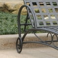thumbnail image 3 of Bowery Hill Iron Patio Chaise Lounge in Antique Black, 3 of 3