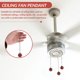 thumbnail image 3 of OHOIOLLA 2Ud Extensor Para Cadena De Ventilador Decorativo Con Y Material De Y Cuero, 3 of 8