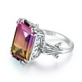 thumbnail image 2 of Multicolor Ametrine Ring Natural Gemstone Handmade Fine Jewelry Solid 925 Sterling Silver Ring For Women & Bridal Sepical Gift Elegant Ametrine Rin, 2 of 2