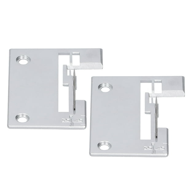 2 piezas de placa de aguja para máquina Overlock SINGER, accesorio de costura de repuesto para plancha de aguja.
