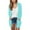 Sky Blue, variant on Summer Cardigans for Women Lightweight Open Front Lightweight Long Sleeve Mid Length Duster With Pockets Business Casual Open Front Cardigan