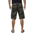 thumbnail image 2 of X RAY JEANS Men's Belted 12.5" Inseam Knee Length Cargo Shorts, Olive Camo, 48, 2 of 7