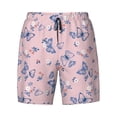 thumbnail image 4 of Lsque Mens Swim Trunks Butterfly Pattern - Bathing Suit Compression Liner - Beach Swim Shorts Swimwear - (S-3XL) - Stretch Quick Dry -Small, 4 of 9
