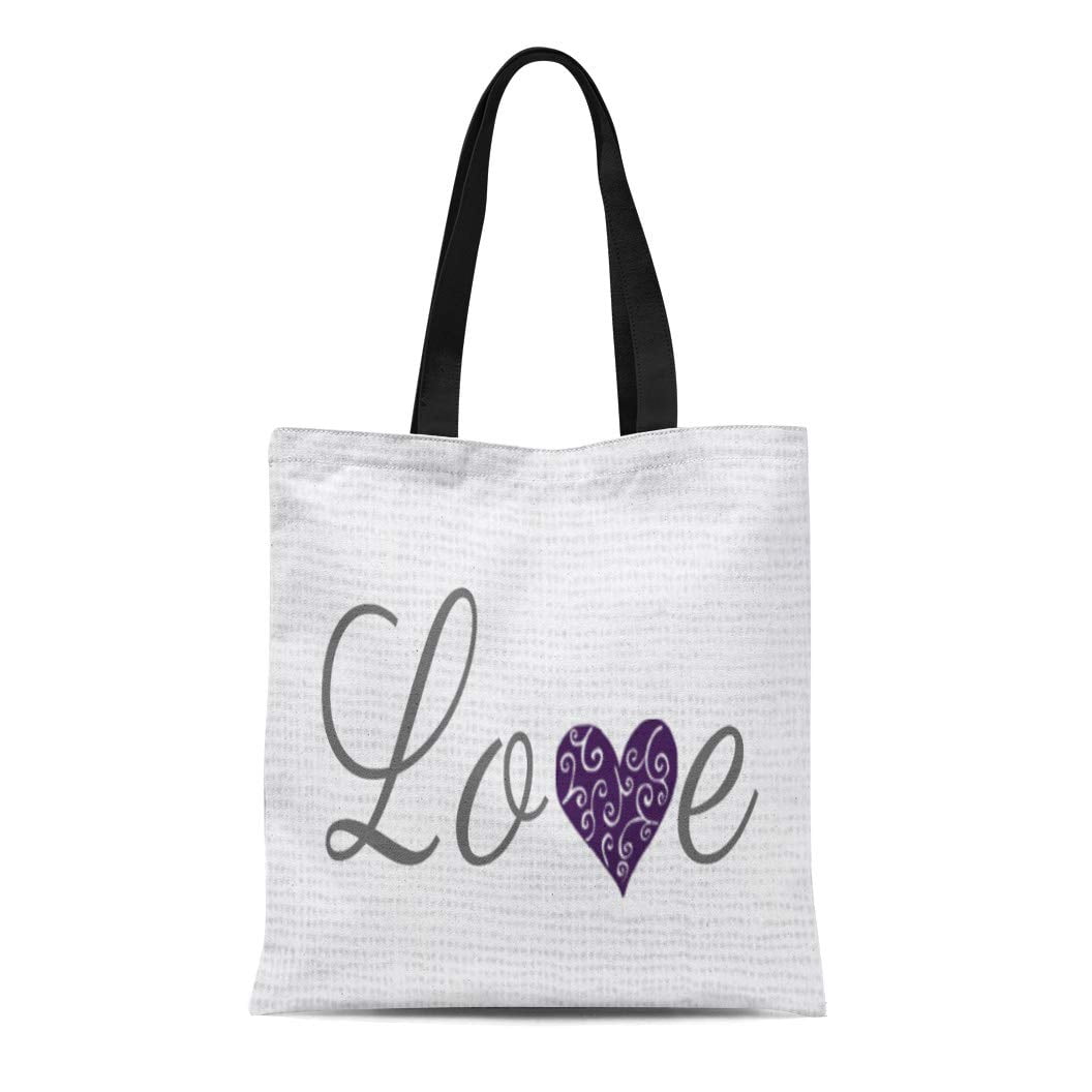 purple canvas tote bags