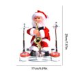 thumbnail image 4 of Matsuzay Navidad/muñeco de Papá Noel instrumento Musical eléctrico decoración de regalo para niños adorno de vacaciones de baile de canto Kits de decoración para fiestas No.04, 4 of 6