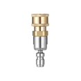 thumbnail image 1 of LOVIVER 1/4 Inch Quick Connect Pressure Washer Connector Coupler Rotary Adapter Pressure Copper Female Head, 1 of 8
