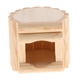 thumbnail image 5 of Cama para animales pequeños, juguete para hámster, jaula, casa de madera redondo, 5 of 9