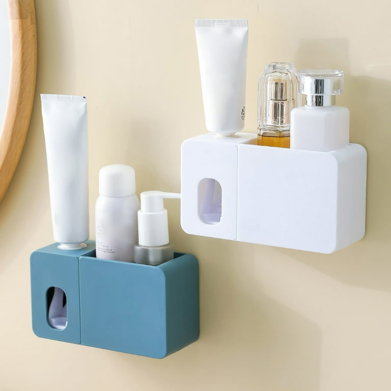 Toothbrush Holder with Drain Tray with Toothbrush Slots for Household Hotel