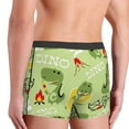 thumbnail image 3 of Uemuo Cute Dinosaurs Cartoon Pattern Men's Boxer Briefs,Trunk Anti-Chafing,Comfortable, Durable, and Stylish Underwear-, 3 of 9